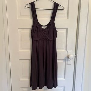Lucy & Laurel navy gray tank dress size medium